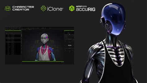 acurig|How to Auto Rig Cyborgs with Character Creator AccuRIG – Part 2